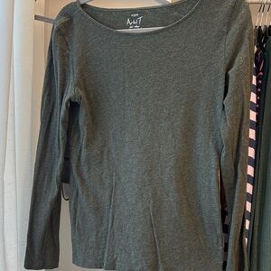 Jcrew green artist t medium army green